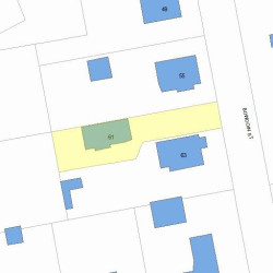61 Bowdoin St, Newton MA  02461-1452 plot plan