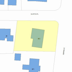 963 Centre St, Newton MA 02459-1267 plot plan