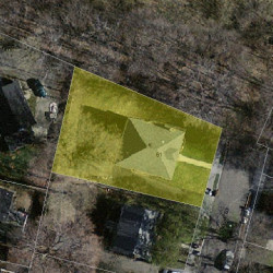 61 Grasmere St, Newton MA  02458-2210 aerial view