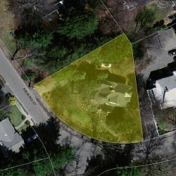 49 Fairfax St, Newton MA 02465-2606 aerial view