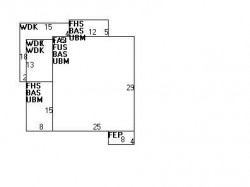 170 Jackson St, Newton MA 02459-2539 floor plan