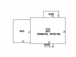 55 Halcyon Rd, Newton MA 02459-2431 floor plan