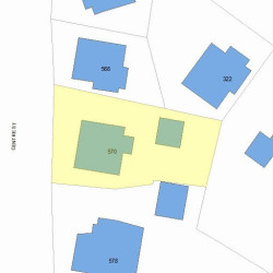 570 Centre St, Newton MA 02458-2325 plot plan