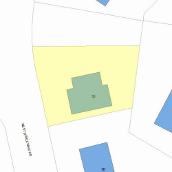 50 Boulevard Rd, Newton MA 02459-1204 plot plan