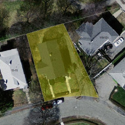 11 Fordham Rd, Newton MA  02465-1206 aerial view