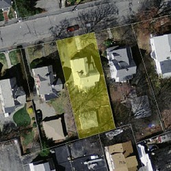 54 Court St, Newton MA  02458-1264 aerial view