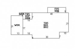 21 Oakvale Rd, Newton MA  02468-1126 floor plan