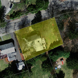 266 Highland Ave, Newton MA 02465-2514 aerial view