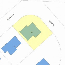65 Fellsmere Rd, Newton MA 02459-1339 plot plan