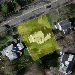 439 Brookline St, Newton MA 02459-3143 aerial view