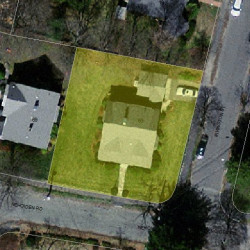 63 Nehoiden Rd, Newton MA 02468-1925 aerial view