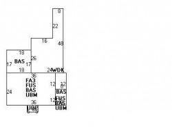 124 Beaumont Ave, Newton MA  02460-2330 floor plan