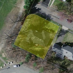 100 Littlefield Rd, Newton MA  02459-3012 aerial view