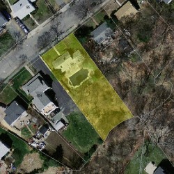 98 Albert Rd, Newton MA 02466-1303 aerial view