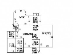 35 Jameson Rd, Newton MA  02458-2601 floor plan