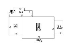 25 Ballard St, Newton MA  02459-1230 floor plan