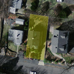 450 Highland St, Newton MA 02460-2125 aerial view