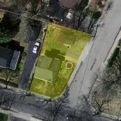 224 Adams Ave, Newton MA 02465-1503 aerial view