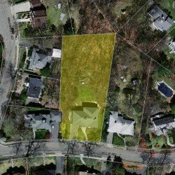 45 Ellis Rd, Newton MA  02465-2916 aerial view