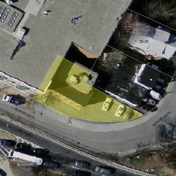 227 Washington St, Newton MA 02458-1726 aerial view