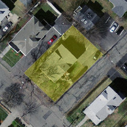 23 Broadway Ter, Newton MA  02460-1404 aerial view