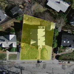 39 Nonantum St, Newton MA 02458-2433 aerial view