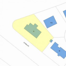 10 Spiers Rd, Newton MA 02459-3711 plot plan