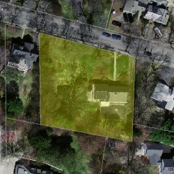 170 Windsor Rd, Newton MA 02468-1120 aerial view