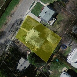 132 Albemarle Rd, Newton MA 02460-1135 aerial view