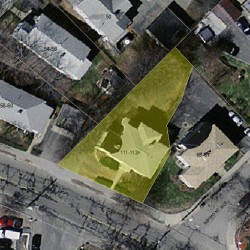 113 Crafts St, Newton MA 02458-1258 aerial view