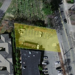 871 Walnut St, Newton MA  02459-1719 aerial view