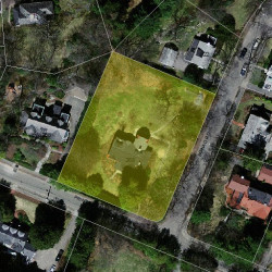 268 Prince St, Newton MA 02465-2920 aerial view