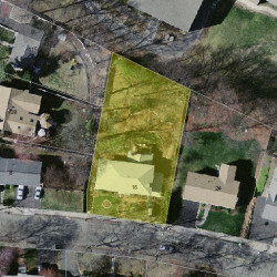 16 Hartman Rd, Newton MA  02459-3060 aerial view