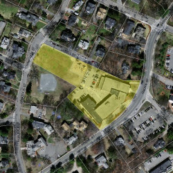 141 Grove St, Newton MA 02466-2615 aerial view