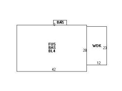 406 Central St, Newton MA  02466-2205 floor plan