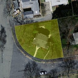 6 Roundwood Rd, Newton MA  02464-1217 aerial view