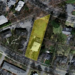 51 Wyman St, Newton MA 02468-1516 aerial view