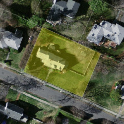 21 Littlefield Rd, Newton MA  02459-3009 aerial view