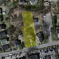 103 Court St, Newton MA  02458-1263 aerial view