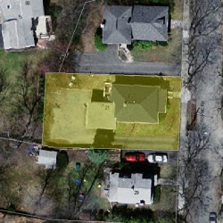 21 Coyne Rd, Newton MA 02468-1010 aerial view