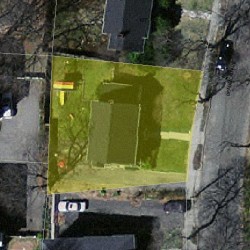 113 Beaumont Ave, Newton MA 02460-2315 aerial view