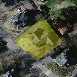 94 Herrick Rd, Newton MA 02459-2221 aerial view