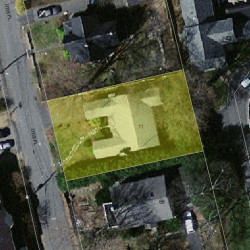 11 Otis Pl, Newton MA  02460-1834 aerial view