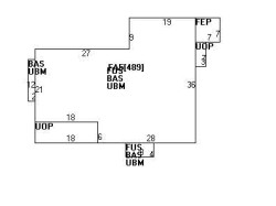 38 Paul St, Newton MA 02459-2451 floor plan