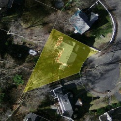 27 Buswell Park, Newton MA 02458-2304 aerial view