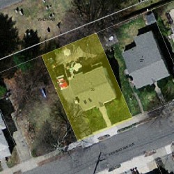 29 Kensington Ave, Newton MA 02465-1313 aerial view