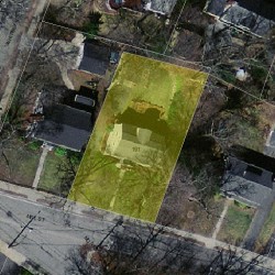 191 Mill St, Newton MA  02460-2412 aerial view