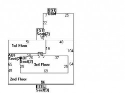 250 Boylston St, Newton MA  02461 floor plan