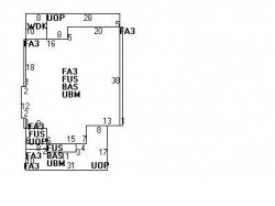 141 Cypress St, Newton MA  02459-2225 floor plan