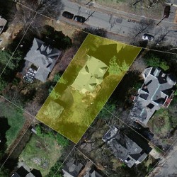 28 Lakewood Rd, Newton MA  02461-1226 aerial view